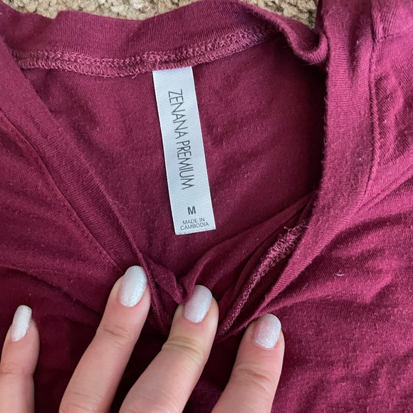 Ruffle hem tunic top - Picture 2 of 2